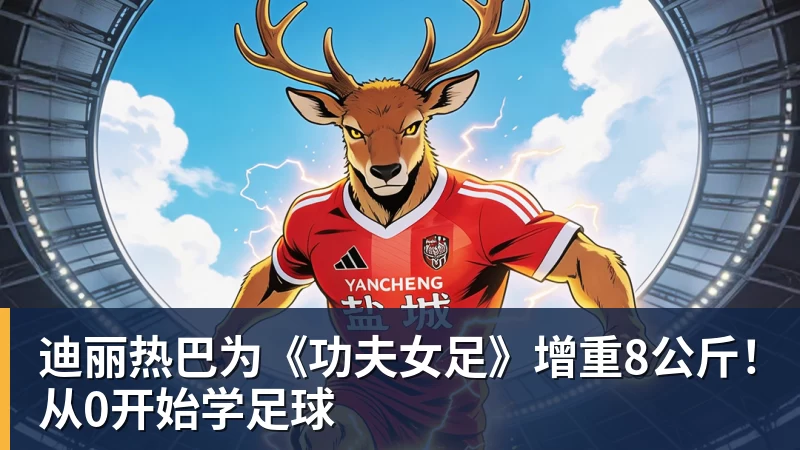 迪丽热巴为《功夫女足》增重8公斤!从0开始学足球