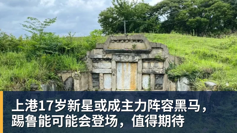 上港17岁新星或成主力阵容黑马,踢鲁能可能会登场,值得期待