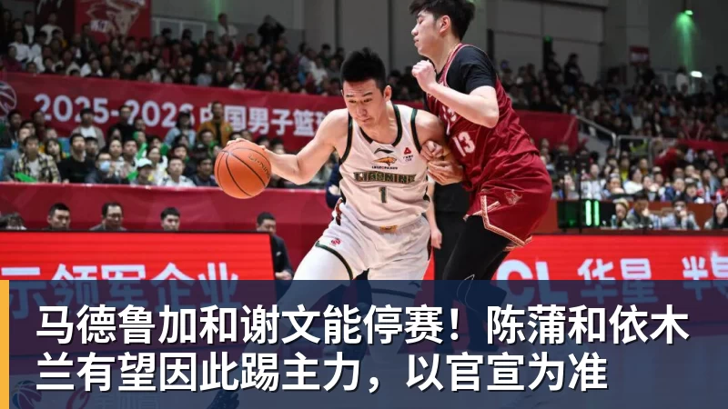 马德鲁加和谢文能停赛！陈蒲和依木兰有望因此踢主力，以官宣为准